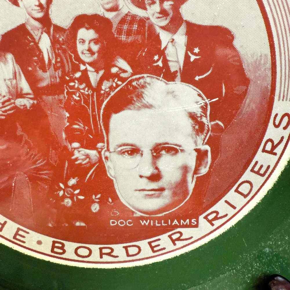 Vintage Doc Williams and The Border Riders Collector Plate 22K Gold Bel-Ar 9.25